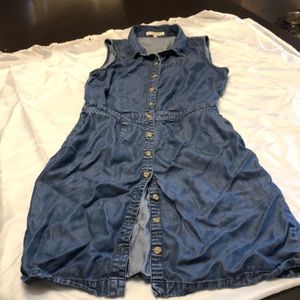 41 Hawthorn size 4 Sleeveless chambray dress